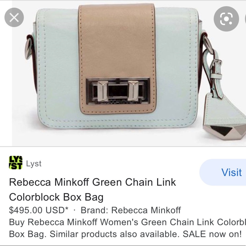 🆕 Rebecca Minkoff x Intermix Mini Colorblock Bag - Picture 2 of 7